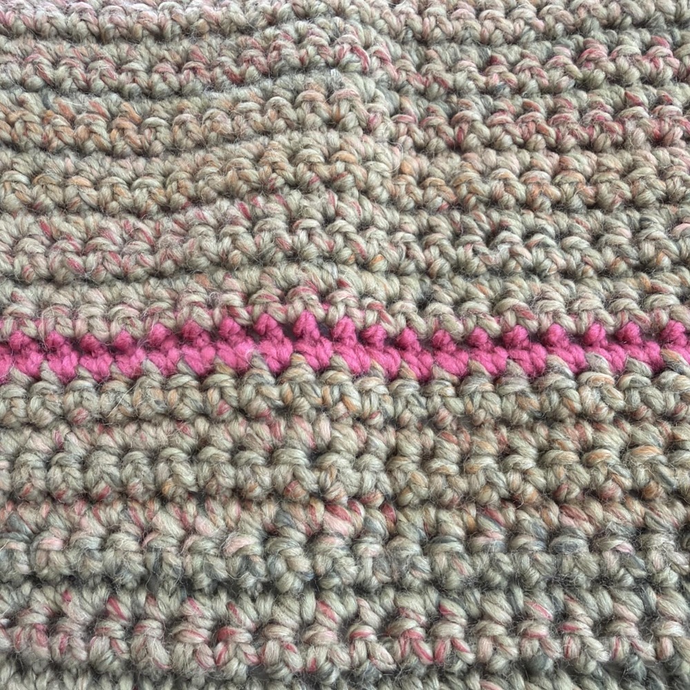 Have‎ Crochet Green/cranberry Throw Blanket 40in X 50in GWB004 - Picture 5 of 6